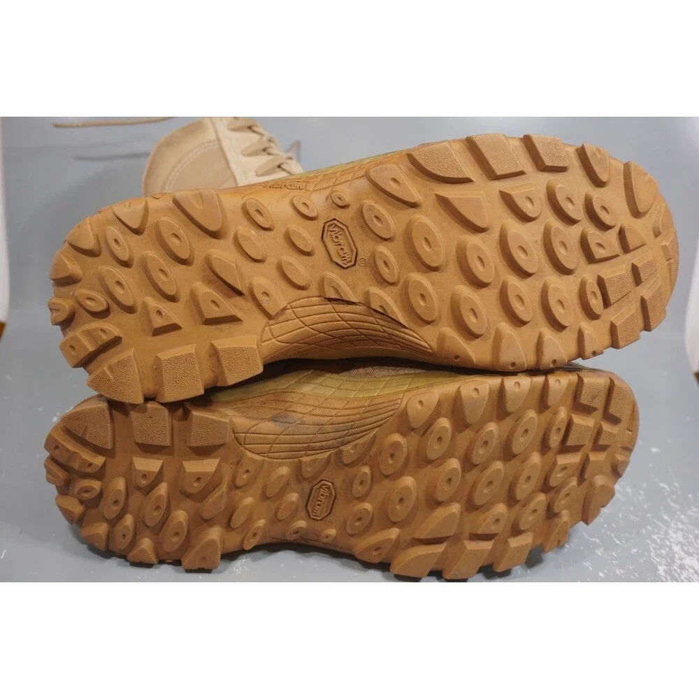 Bates E01450 M8 Hot Weather Tactical Desert Boots Men’s 12.5 N Vibram Tan USMC